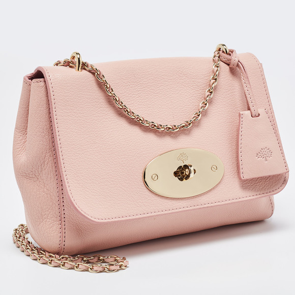 MULBERRY Pink Leather Small Lily Shoulder Bag - Picture 3 of 8